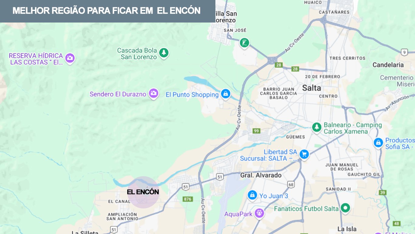 onde-ficar-em-salta-el-encon-1 Mapa demarcando em roxo a melhor região para ficar em El Encón, Salta.